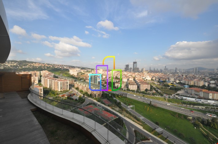 5.5+1 375m2 AKASYA ACİBADEM KENT ETABI YATAY da SATILIK 