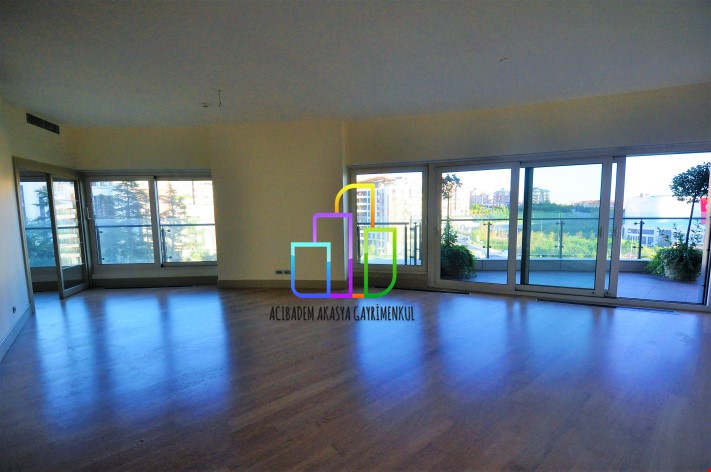 3+1 194m2 AKASYA ACİBADEM KORU ETABI KORU KULE de KİRALIK BALKONLU 