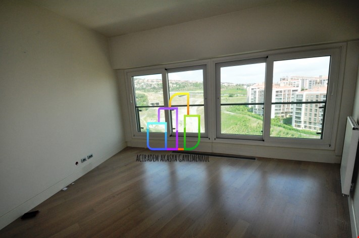 1.5+1 86m2 AKASYA ACİBADEM GÖL ETABI KULE DE YATIRIMLIK & BOŞ