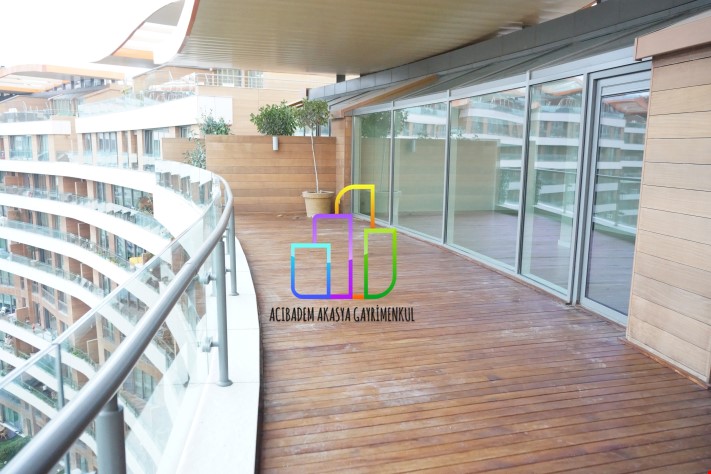 3.5+1 222m2 AKASYA ACİBADEM GÖL ETABI YATAY da TERASLI DUBLEKS